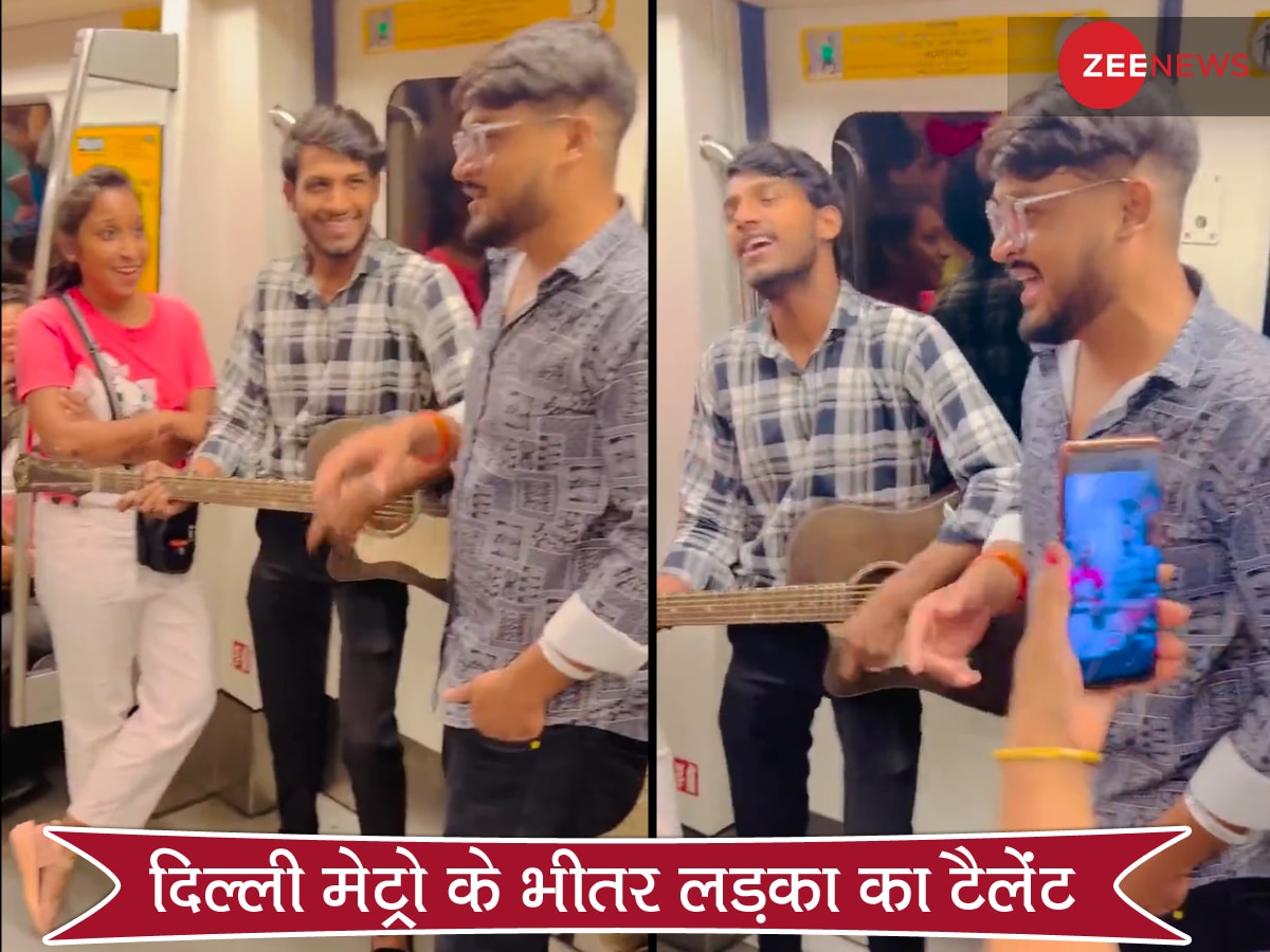 Delhi Metro में 'देवा श्री गणेशा देवा' गाने पर शख्स ने बनाया ऐसा धांसू माहौल, झूम उठे सभी यात्री