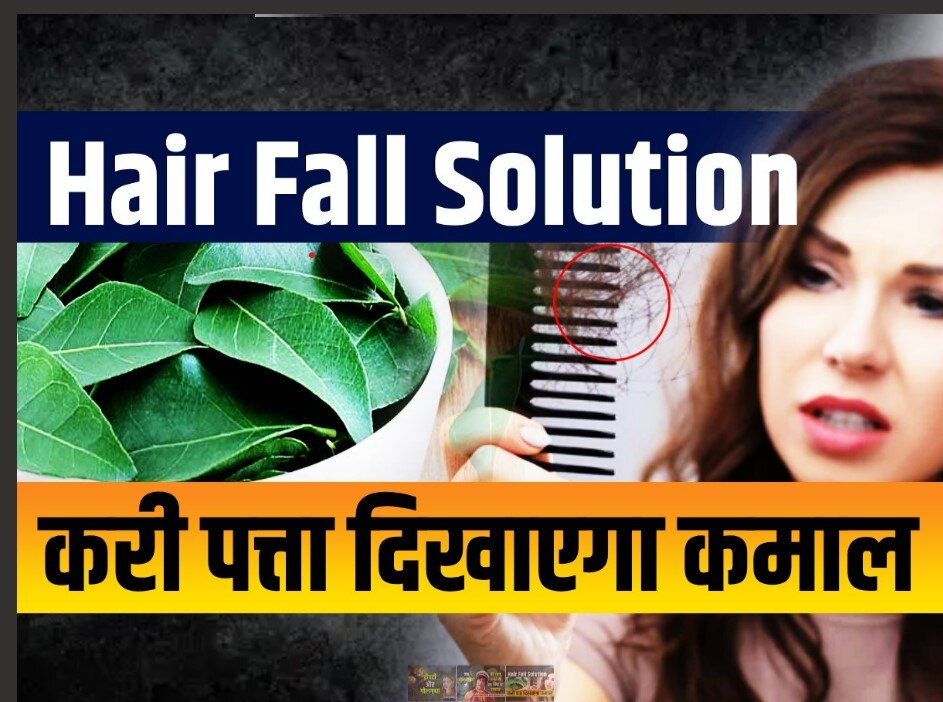 Hair Fall Home Remedy curry leaves oil use benefits video in hindi