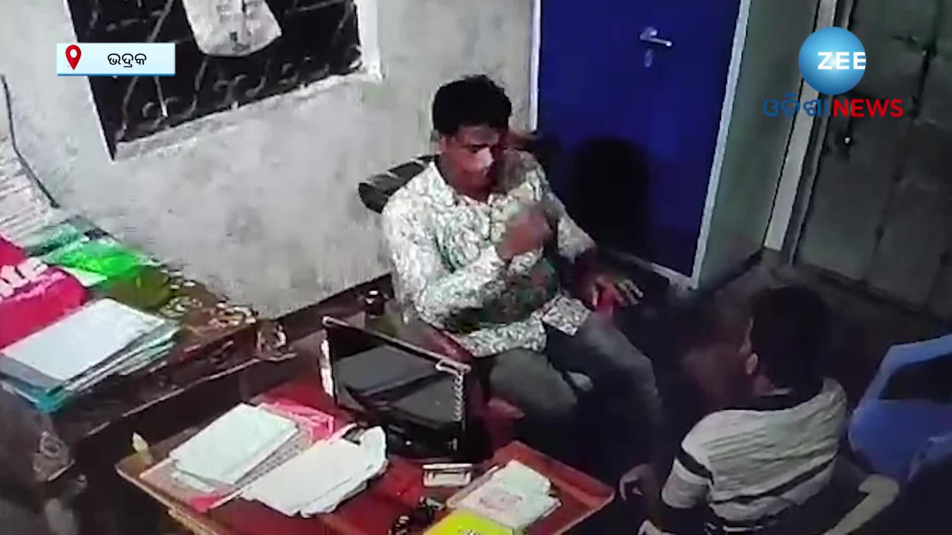 Cctv Viral video: Watch the CCTV visual of basanta Sahu Murder case
