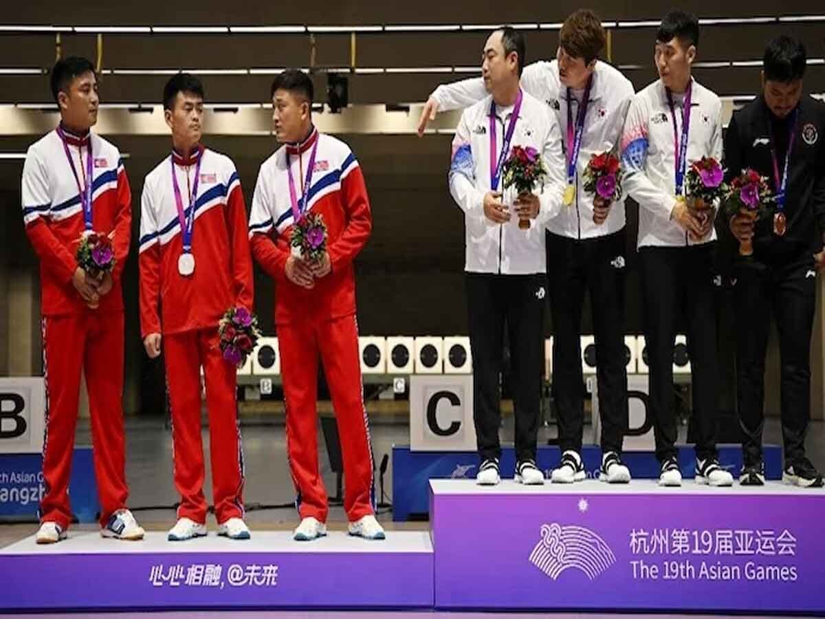 Asian Games 2023: गोल्‍ड मेडल से चूकने के बाद किम जोंग-उन के देश नॉर्थ कोरिया के एथलीटों ने ग्रुप फोटो से किया इनकार