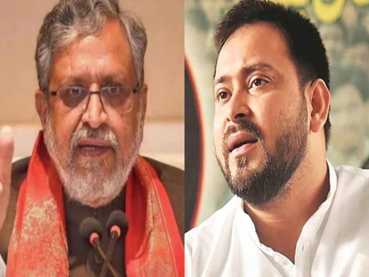 Bjp Leader Sushil Kumar Modi Attacked On Tejashwi Yadav On Manoj Jha 