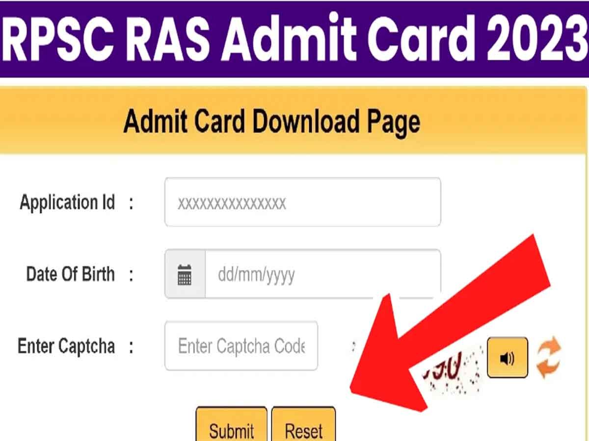 RPSC RAS Admit Card 2023