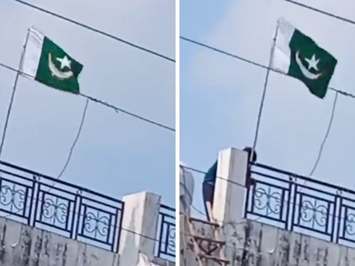 UP: पाकिस्तान का झंडा छत पर लगाया, पुलिस ने बाप-बेटे को पकड़ा