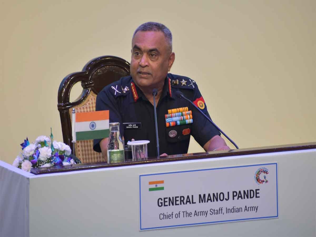 सेना प्रमुख मनोज पांडे, फाइल फोटो साभार: @adgpi
