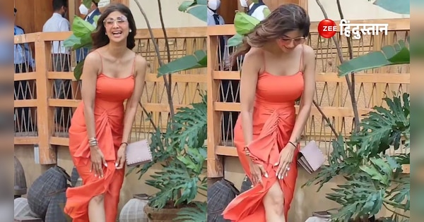 Shilpa Shetty Oops Moment Video Viral Actress Was Seen Handling The Clothes Shilpa Shetty फिर