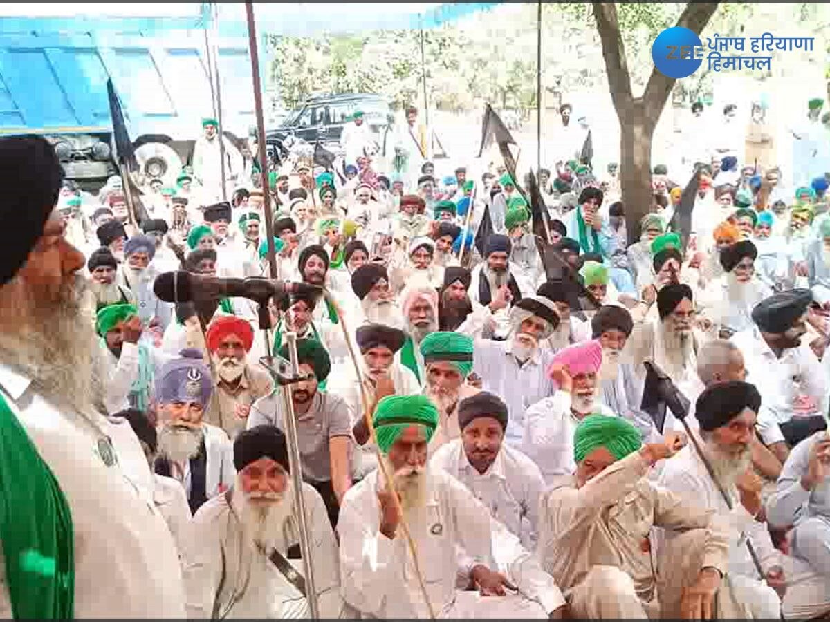 Farmers Protest: ਕਿਸਾਨਾਂ ਨੇ ਕਾਲੀਆਂ ਪੱਗਾਂ ਤੇ ਝੰਡੀਆਂ ਲੈ ਕੇ ਕੇਂਦਰ ਸਰਕਾਰ ਖ਼ਿਲਾਫ਼ ਕੀਤਾ ਰੋਸ ਪ੍ਰਦਰਸ਼ਨ