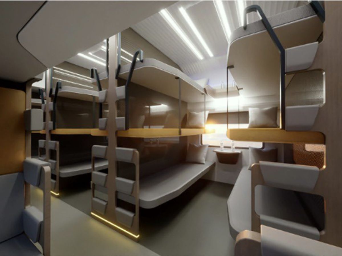 Coach design in Vande Bharat sleeper train