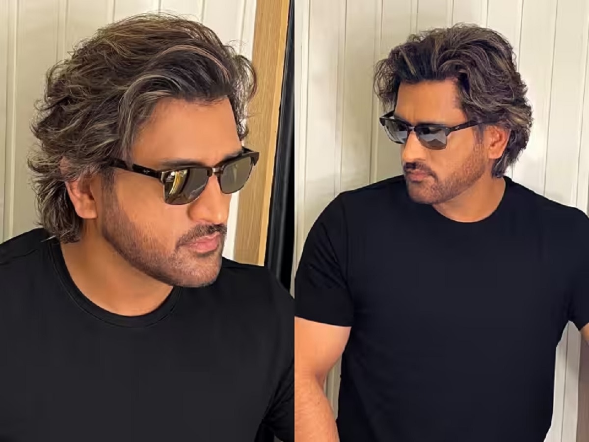 MS Dhoni New Look Mahi new look sets social media on fire picture goes