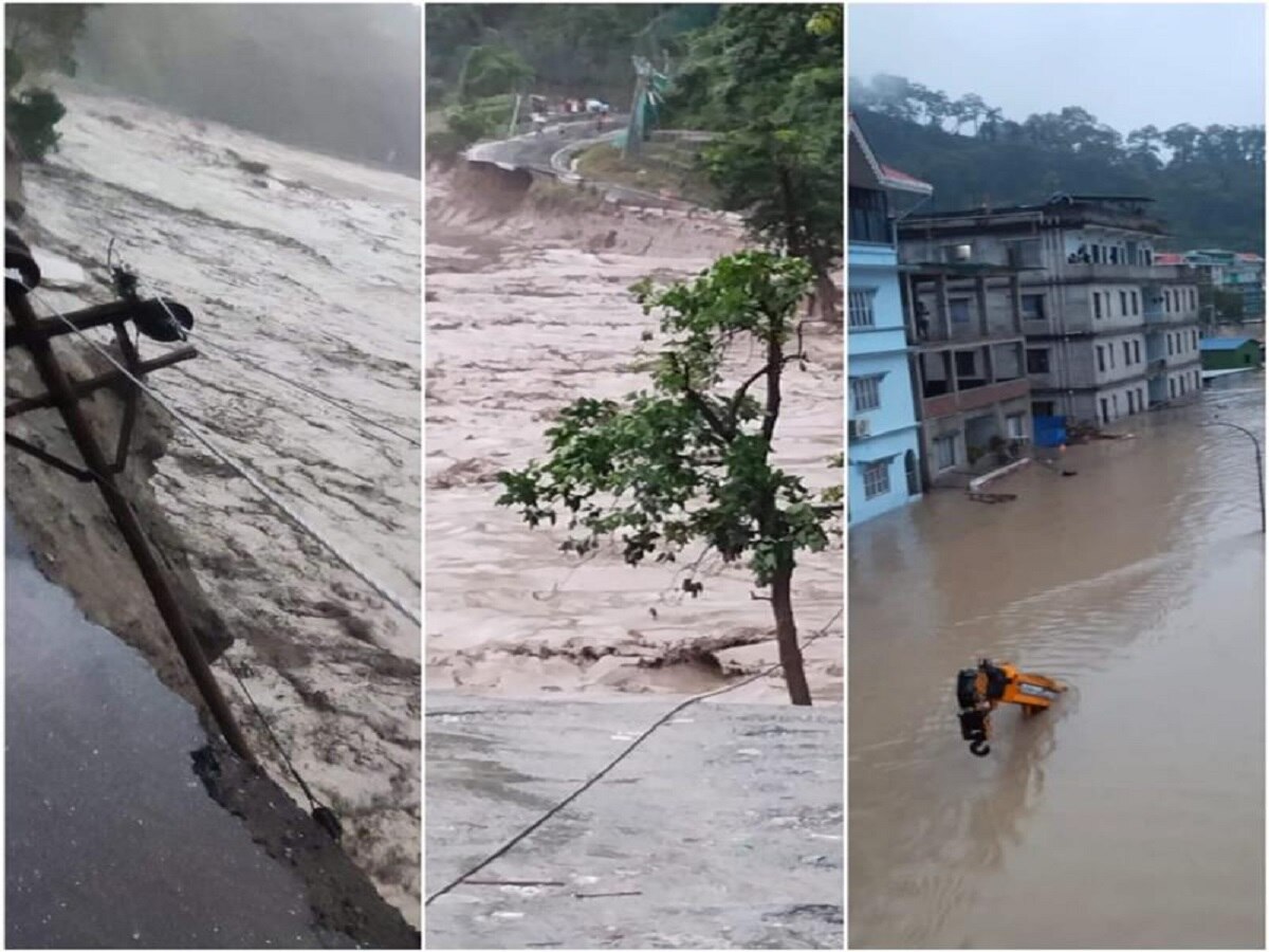  Sikkim Floods: सिक्किम में आई भीषण बाढ़, सेना के 23 जवान लापता, जानें कैसे बना इतना भयानक मंजर