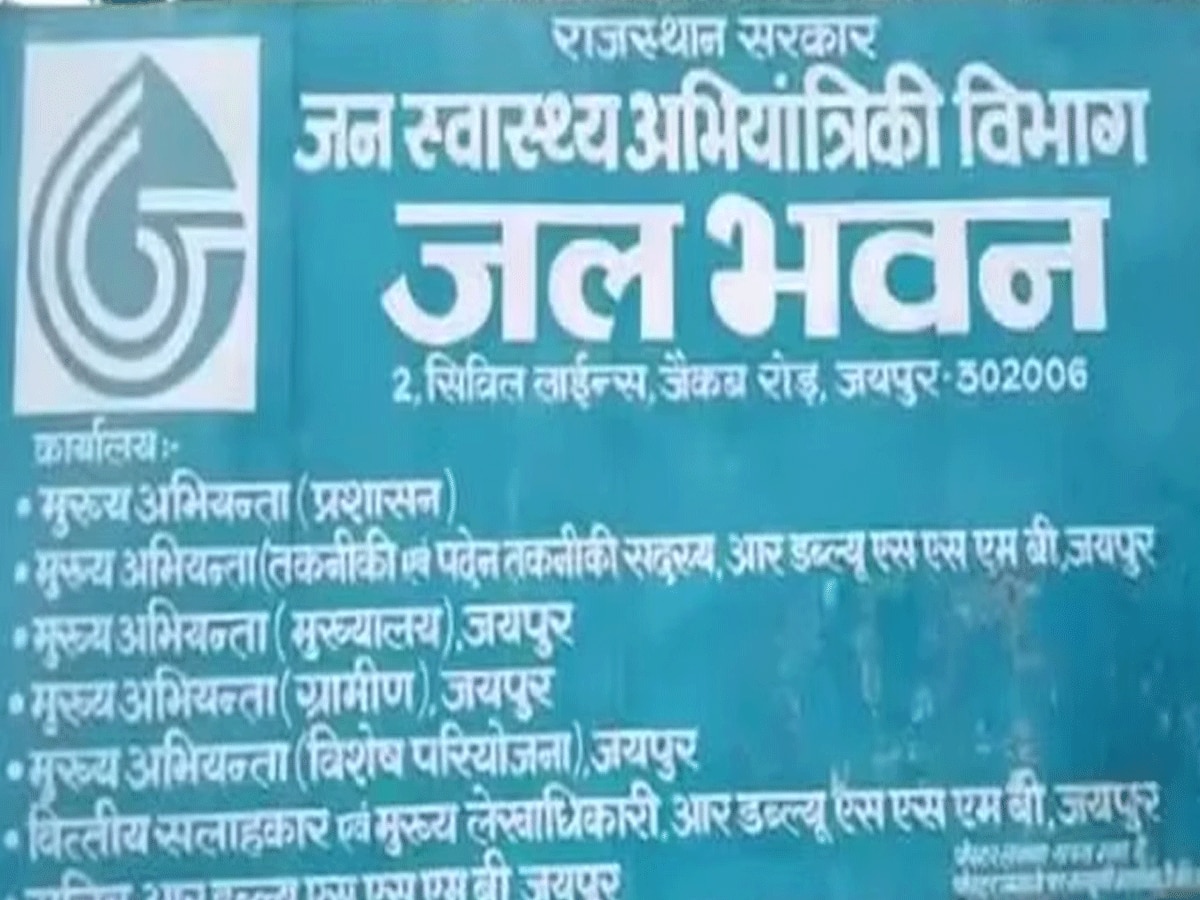 Rajasthan Big reshuffle in water supply department but 70 percent