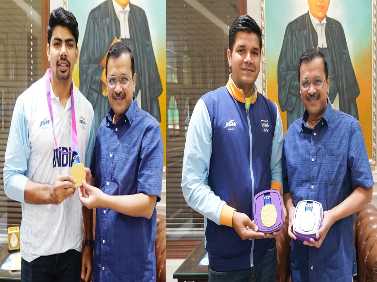 Asian Games में जीतने वाले खिलाड़ियों से मिले CM केजरीवाल, सरकार ने की थी इनकी आर्थिक मदद