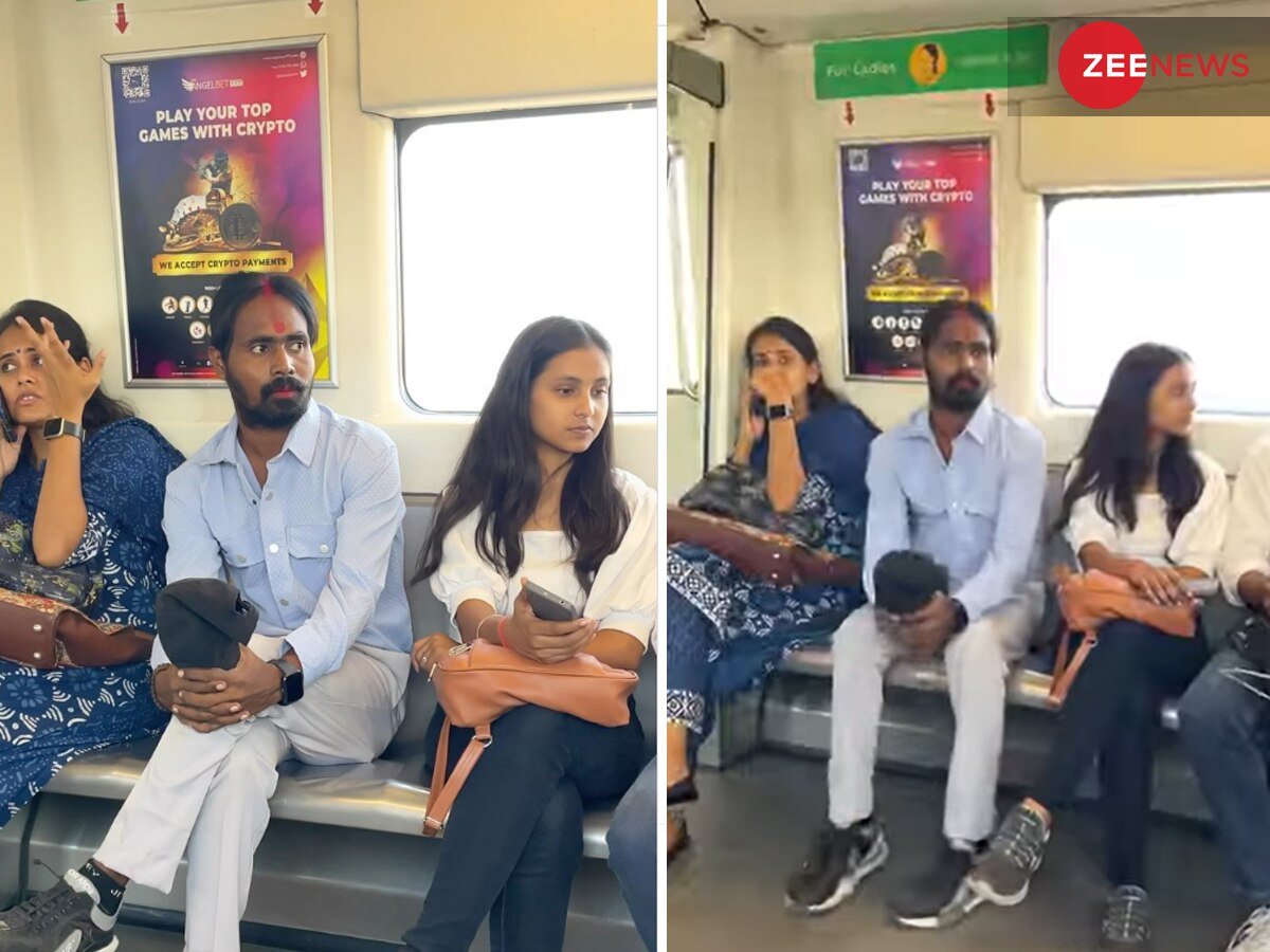Delhi Metro: सिंदूर, लिपस्टिक, बिंदी लगाकर मेट्रो में घुसा शख्स, लेडिज सीट पर लड़की को हटाया और फिर