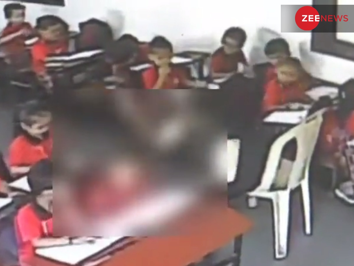 टीचर ने प्ले स्कूल के बच्चे को 35 बार मारे थप्पड़, कैमरे पर सबकुछ हो गया रिकॉर्ड; फिर हुआ ऐसा