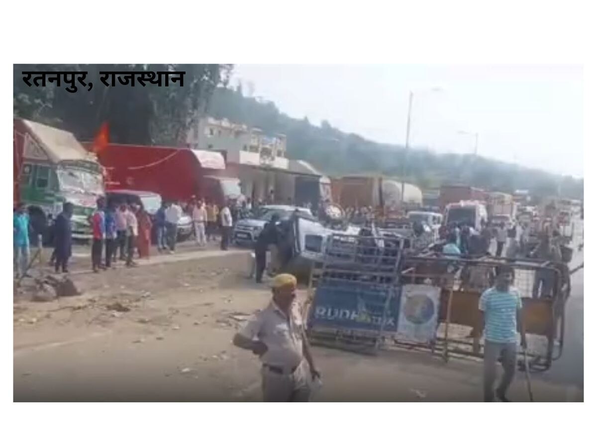 Dungarpur news : बेकाबू ट्रक ने क्रुजर को मारी टक्कर,7 लोगो की मौत