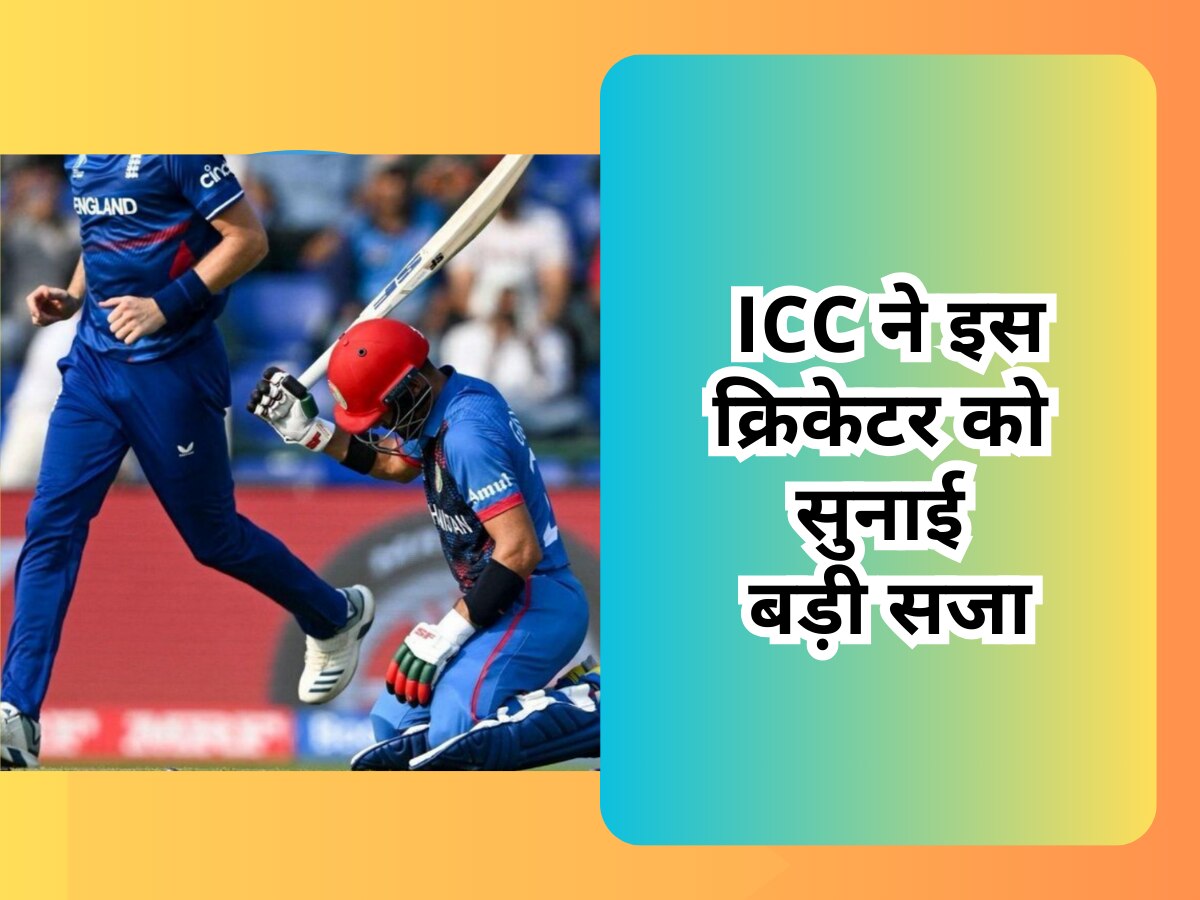 World Cup 2023: ICC ने इस क्रिकेटर को सुनाई बड़ी सजा, बाउंड्री लाइन पर कर दी थी ये हरकत