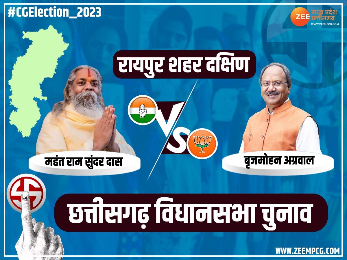 Raipur City South seat: रायपुर द​क्षिण से अपने गुरु के सामने चुनाव लड़ेंगे बृजमोहन अग्रवाल, दिलचस्प हुआ मुकाबला