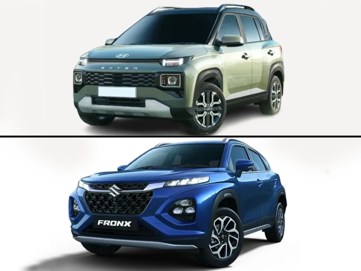 Hyundai Exter CNG Vs Maruti Fronx CNG
