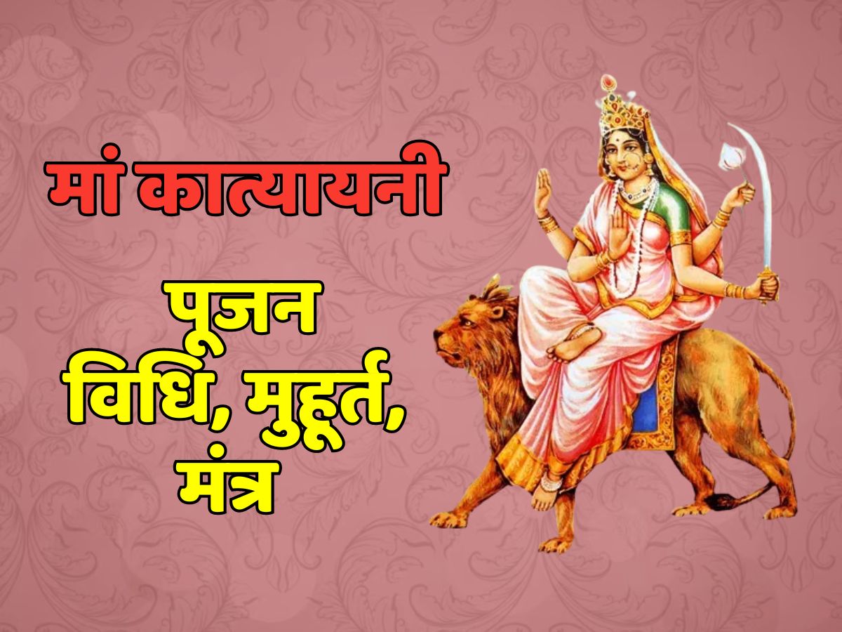 Navratri 2023 Worship Method Of Maa Katyayani Worship Pooja Time Navratri 2023 आज नवरात्रि का 2457