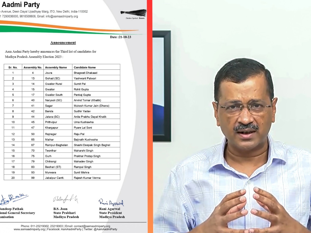 aam aadmi party third list and bsp released 7th list for mp assembly ...