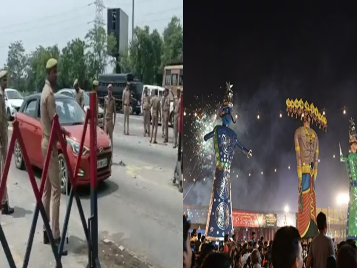 Noida Diversion on Dussehra 24 october traffic police issued advisory