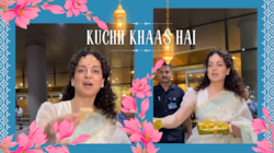 Kangna Ranaut ने हवाई अड्डे पर बांटी मिठाई, वजह जानकर आपके भी मन में फूटेंगे लड्डू