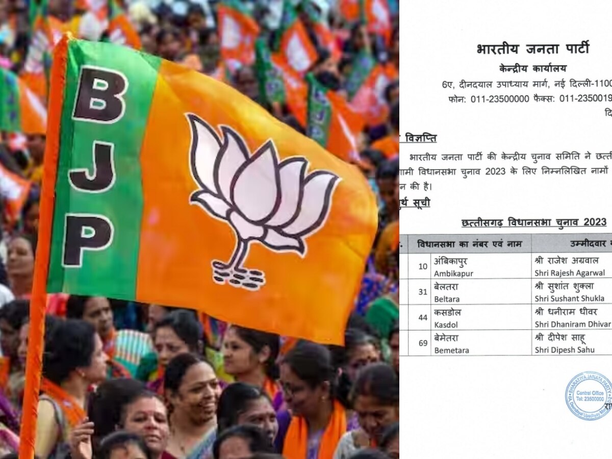 BJP Candidate 4th List: बीजेपी ने जारी की फाइनल लिस्ट, टीएस सिंहदेव के खिलाफ इस नेता को दिया मौका