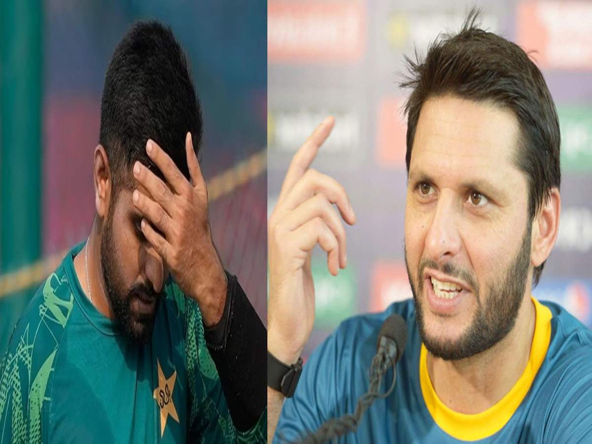 Pakistan Team: बाबर आजम पर भड़के शाहिद अफरीदी, सुनाई खरी-खोटी Pakistan Team: बाबर आजम पर भड़के शाहिद अफरीदी, सुनाई खरी-खोटी