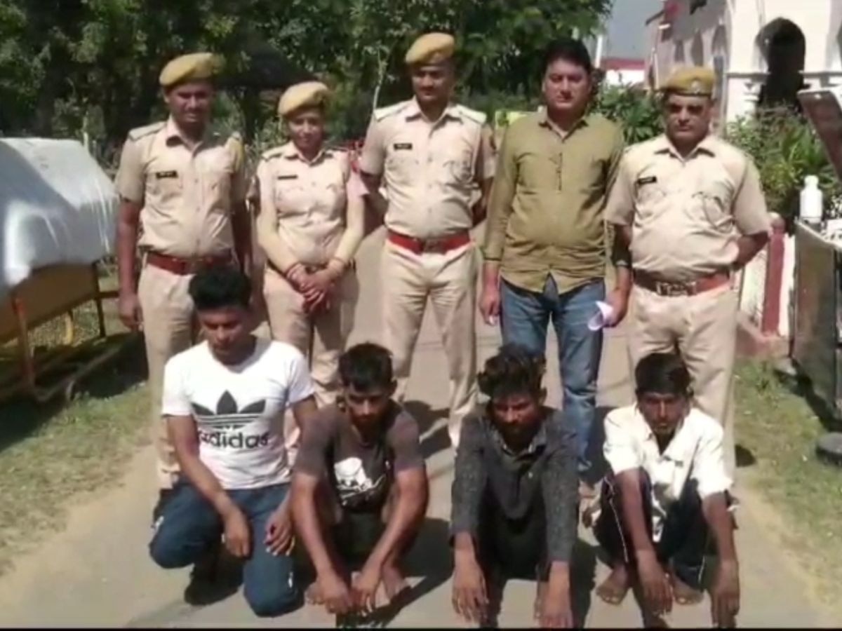  Jhunjhunu news: खेतड़ी पुलिस ने चोरी का किया खुलासा, चार चोरों को किया गिरफ्तार