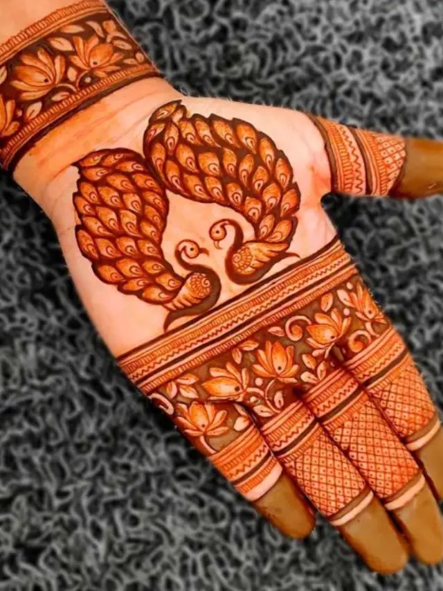 Peacock Mehndi Design महिलाओं को खूब आ रही है पसंद, आप भी एक बार जरूर करें  ट्राई सब कहेंगे वाह वाह