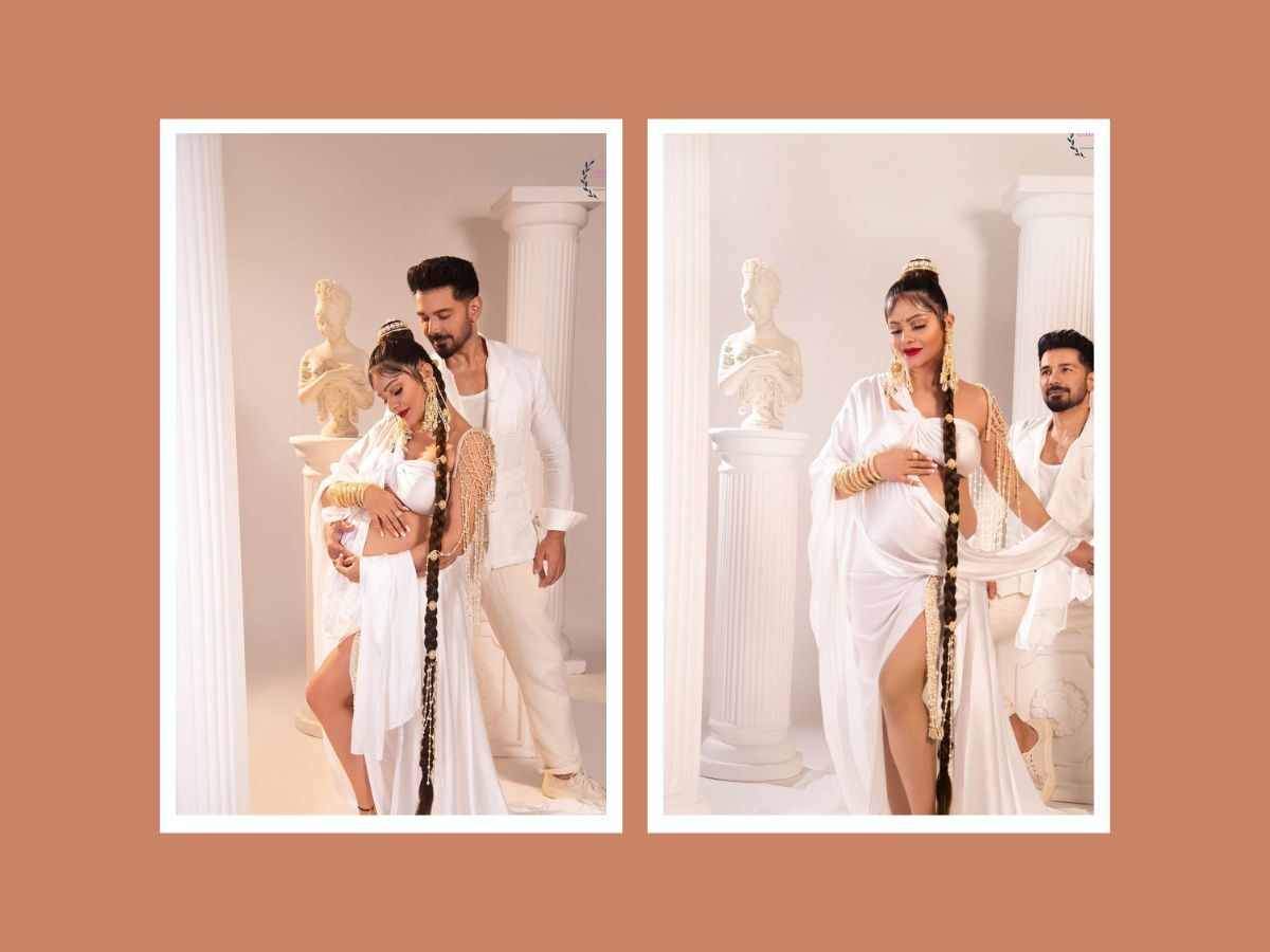 Rubina Dilaik Maternity Photoshoot: ना देखा होगा ऐसा, रुबीना ने कर दिया वैसा; सफेद लिबास में अप्सरा बन कराया फोटोशूट 