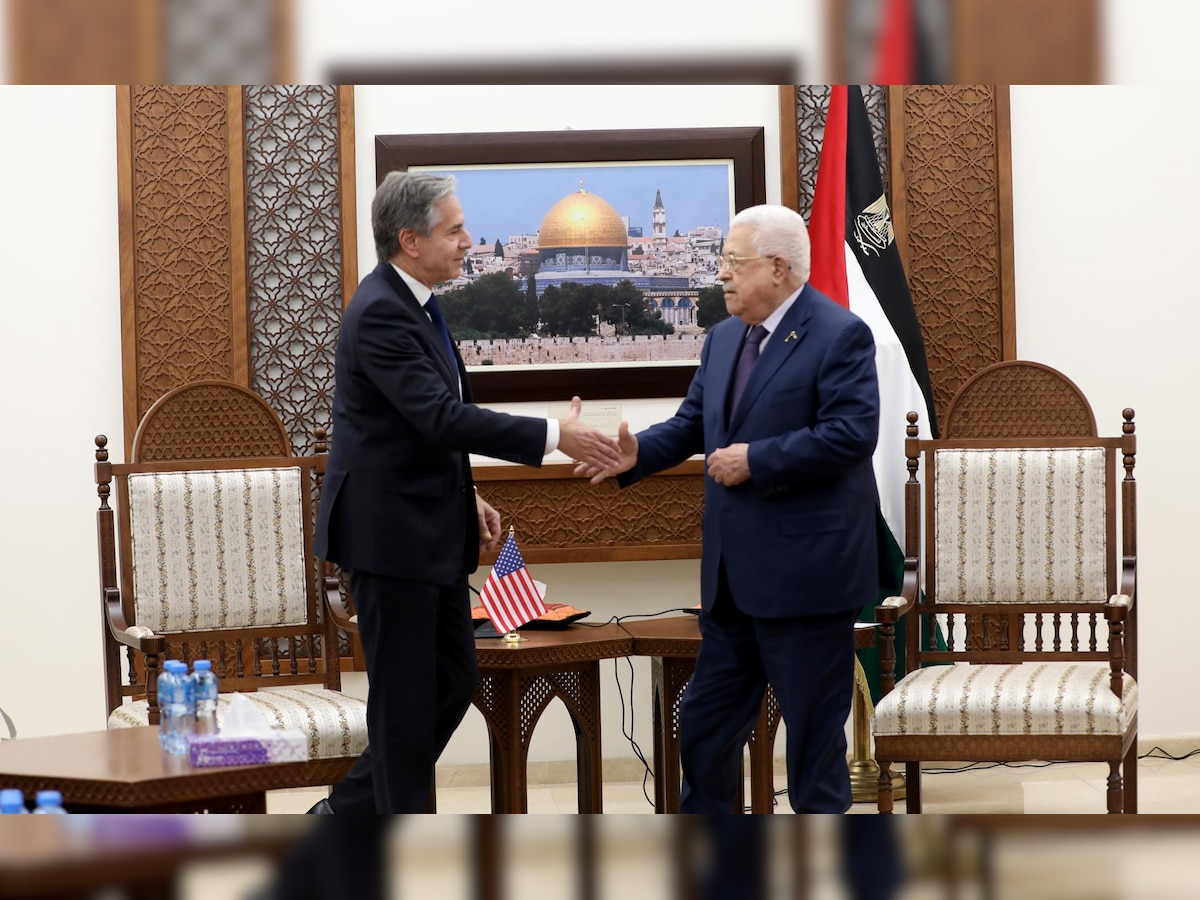 हमास के खात्मे के बाद गाज़ा पर कौन करेगा शासन? फिलिस्तीनी राष्ट्रपति से मिले अमेरिकी विदेश मंत्री