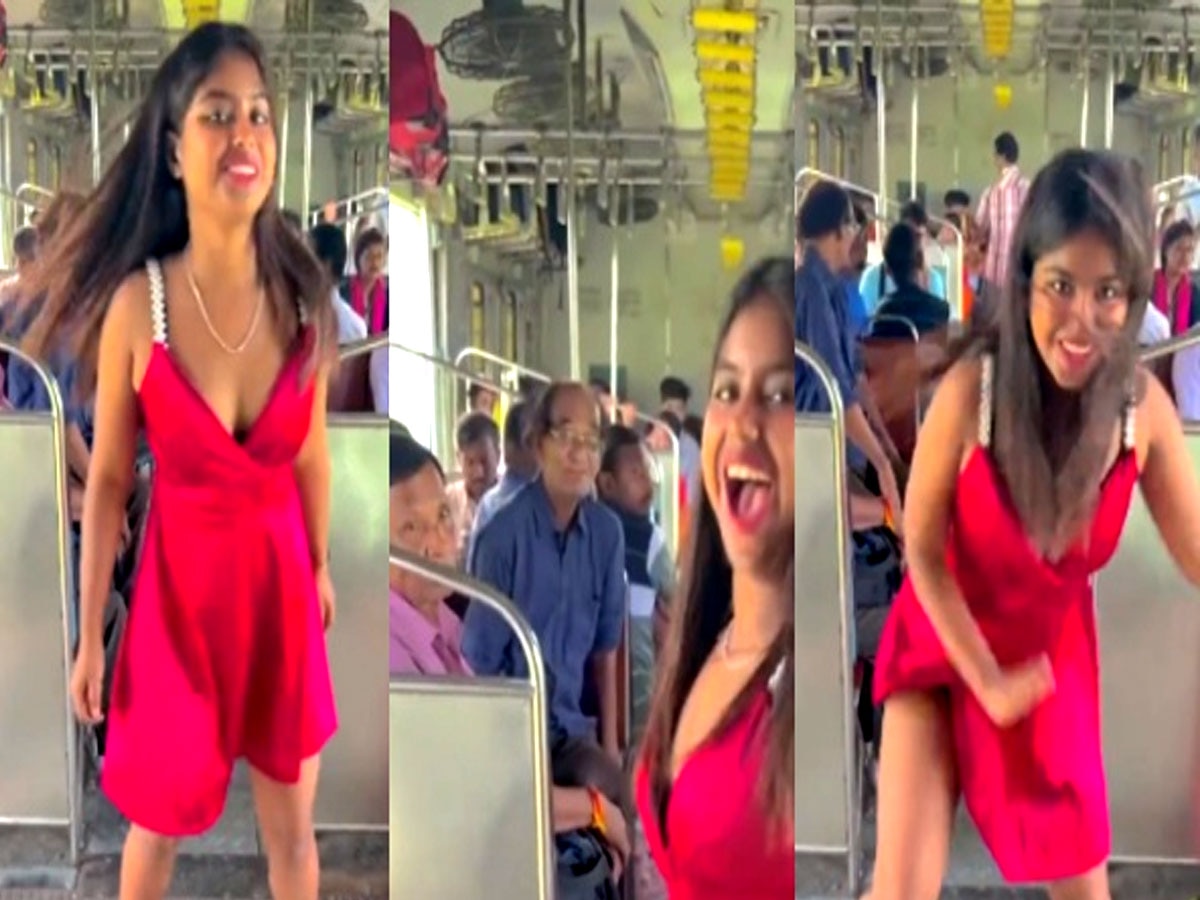 भोजपुरी गाने पर छोटी ड्रेस पहनकर लड़की ने उछल-उछल कर किया डांस, चचा लगे मुस्कुराने