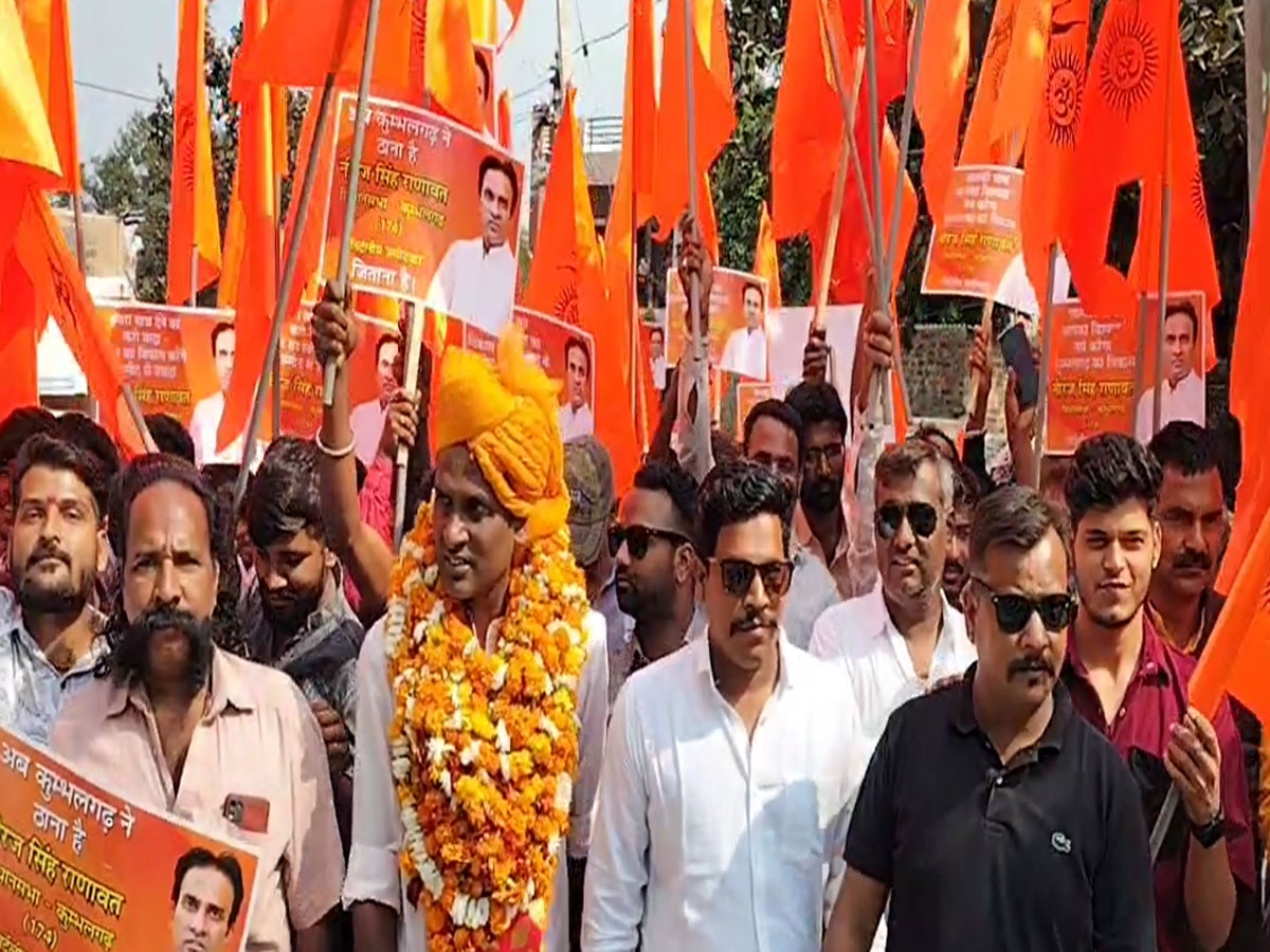 राजसमंद: BJP से बागी हुए नीरज सिंह राणावत ने कुम्भलगढ़ निर्दलीय से भरा नामांकन 
