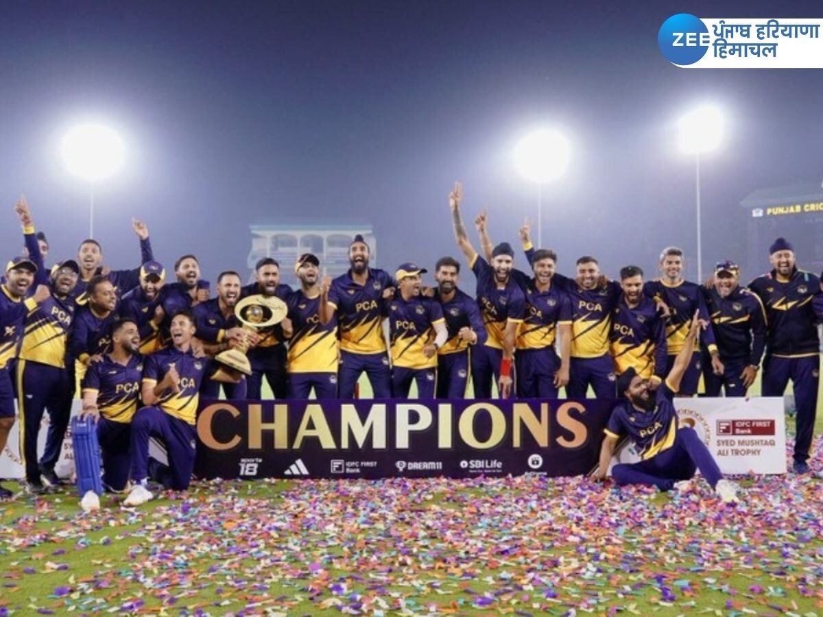 Syed Mushtaq Ali Trophy 2023: ਪੰਜਾਬ ਨੇ ਪਹਿਲੀ ਵਾਰ ਸਈਅਦ ਮੁਸ਼ਤਾਕ ਅਲੀ ਟਰਾਫੀ ਜਿੱਤੀ, ਅਨਮੋਲਪ੍ਰੀਤ ਤੇ ਅਰਸ਼ਦੀਪ ਰਹੇ ਜਿੱਤ ਦੇ ਹੀਰੋ 