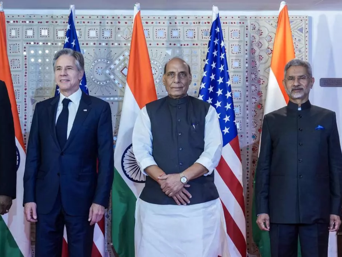 भारत-अमेरिका के बीच हुई &#039;टू प्लस टू&#039; बातचीत, ब्लिंकन बोले- साझेदारी को मजबूत कर रहे दोनों देश