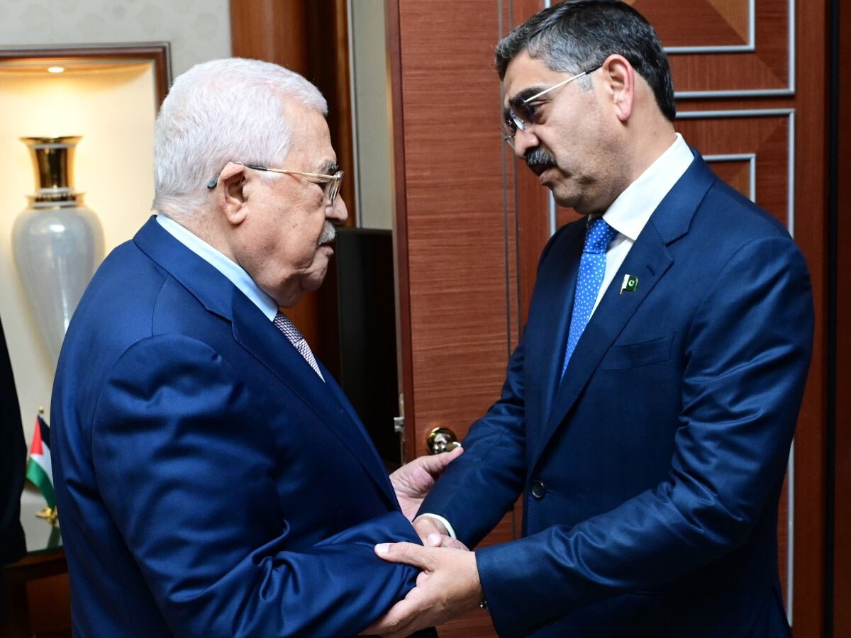OIC बैठक से पहले पाक PM ने की फिलिस्तीनी राष्ट्रपति से मुलाकात; 1967 का किया जिक्र
