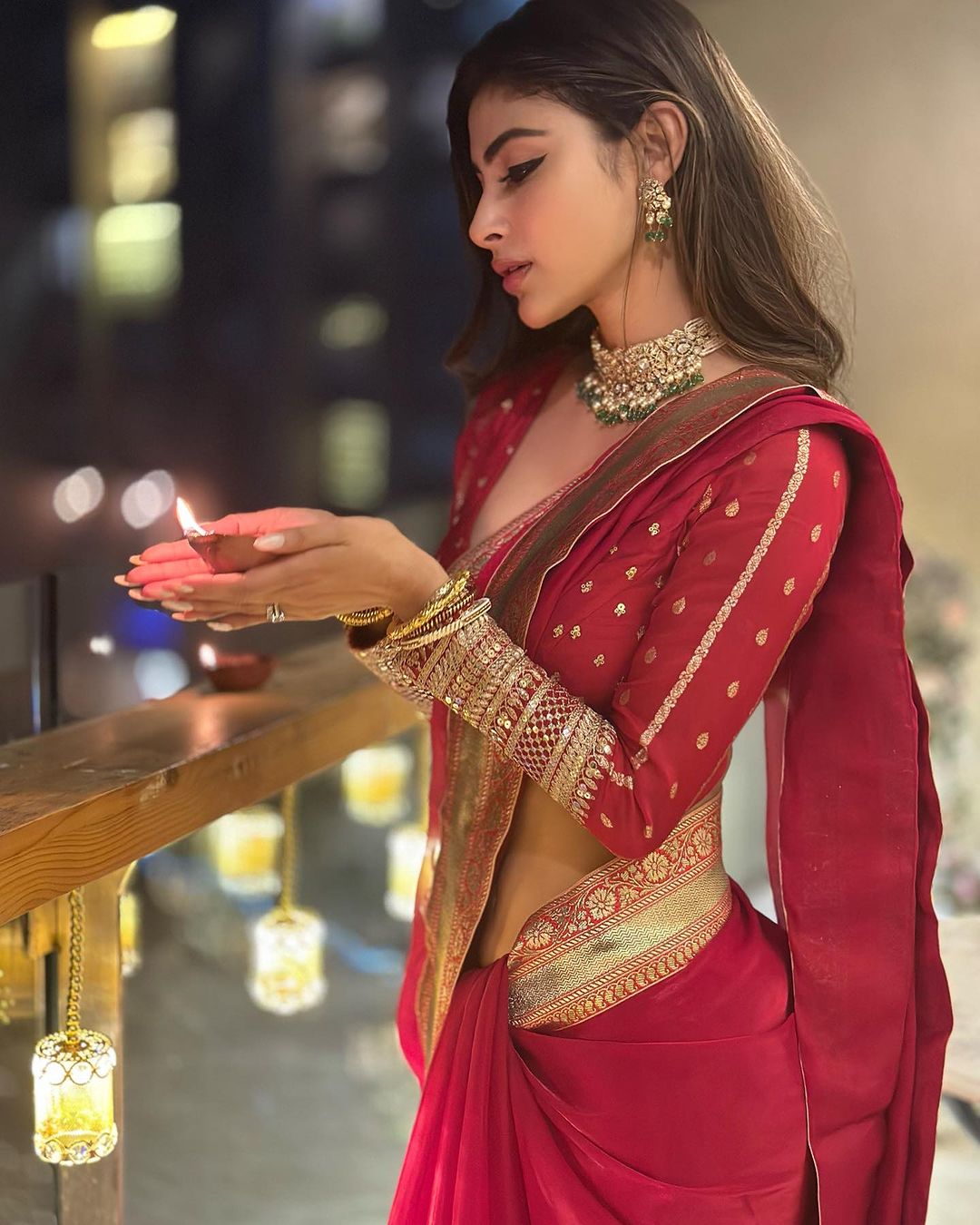 9 Times Mouni Roy looked radiating in red | Times of India