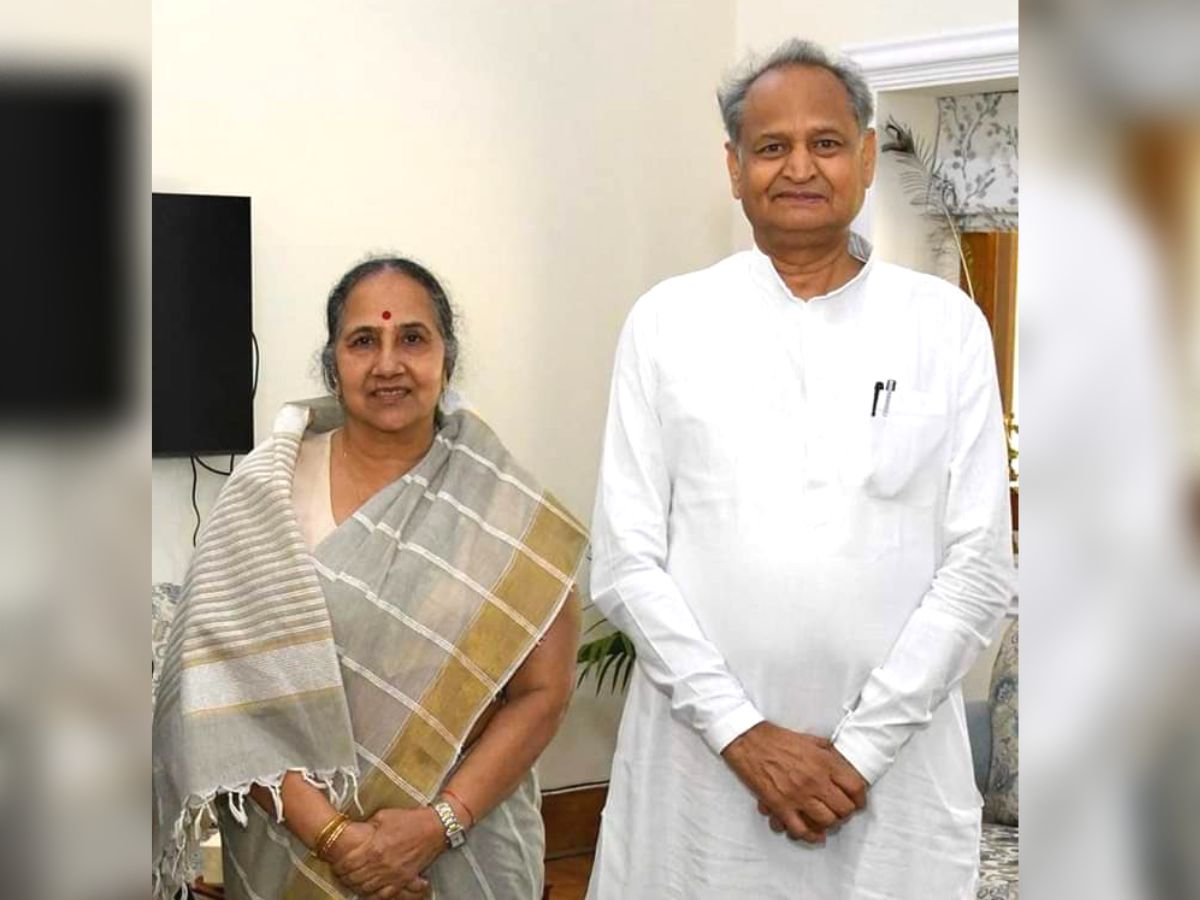 Another song of CM Ashok Gehlot wife Sunita Gehlot new song released