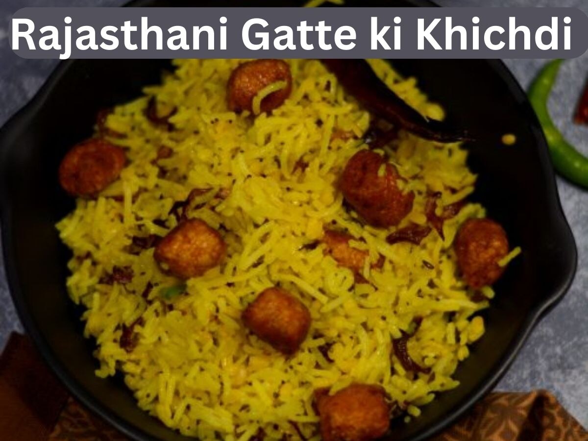 Rajasthani Gatte ki Khichdi