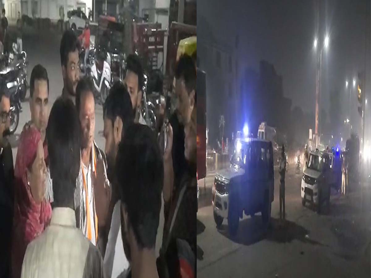 Jaipur News Two bikes collide on Delhi Highway atmosphere tense