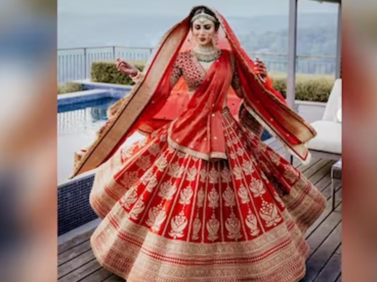 65 Red Bridal Lehenga Designs For Every Style & Personality | Bridal lehenga  red, Lehenga designs, Indian bride outfits