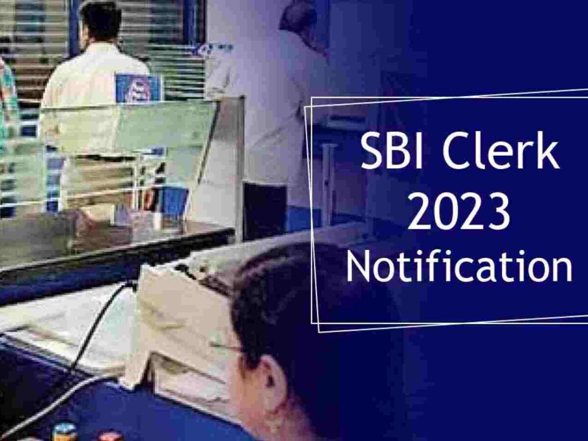SBI Clerk Notification 2023 