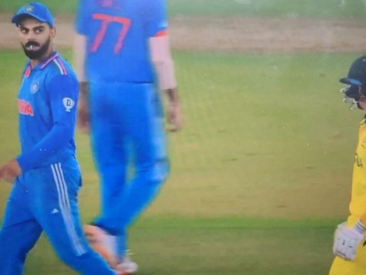 Ind vs Aus: विराट ने इस कंगारू खिलाड़ी को दिखाई आंख, दिखा कोहली का पुराना अटैकिंग रूप