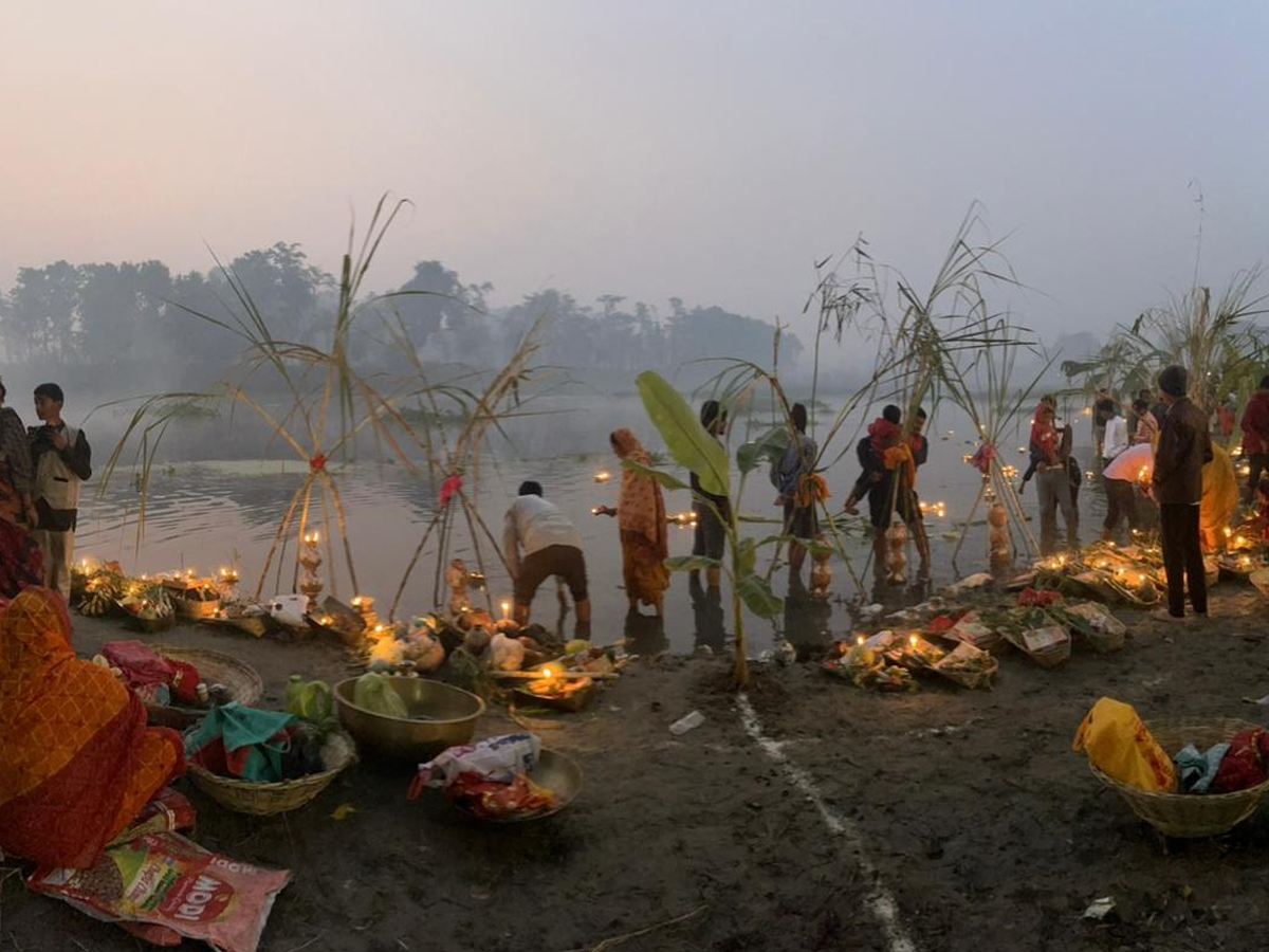 छठी मइया से की प्रार्थना