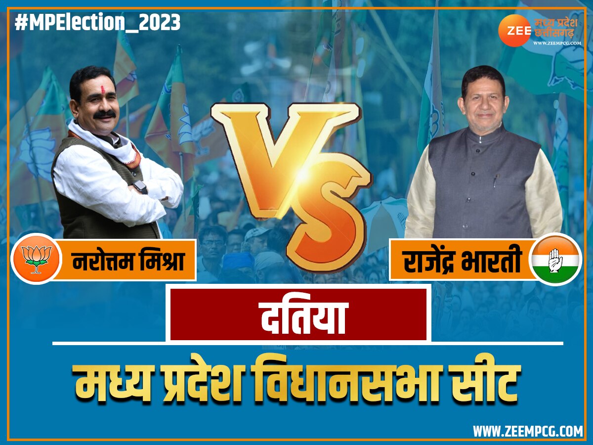 Datia Chunav Result 2023: नरोत्तम मिश्रा 7742 वोट से चुनाव हारे, 4 बार हारने के बाद जीते राजेंद्र भारती