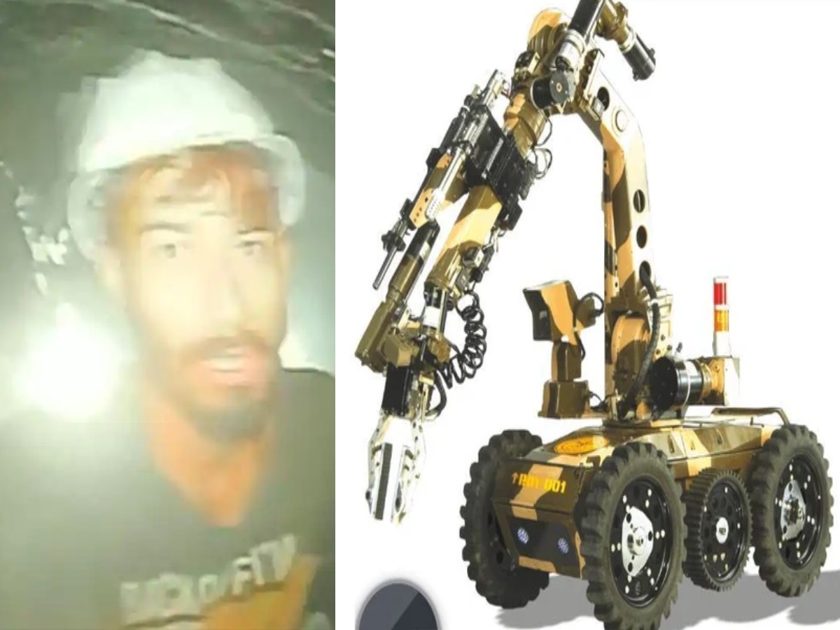 first image of workers stuck in uttarkashi tunnel know power of rov ...
