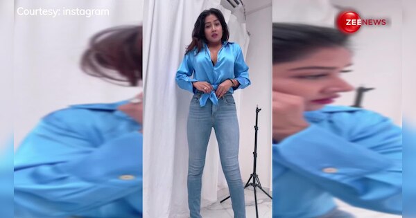 Sofia Ansari showed her bold look wearing silk shirt with tight jeans
