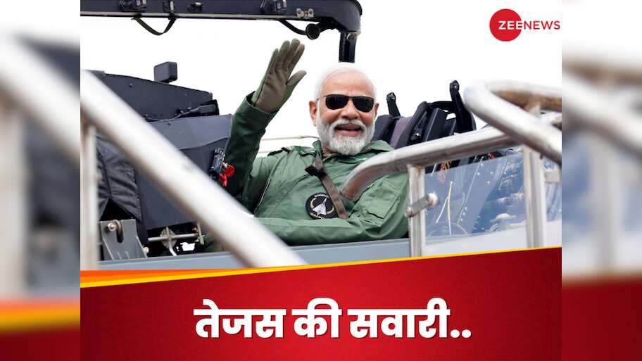 PM Modi sortie in Tejas trainer aircraft watch full video here | तेजस ...