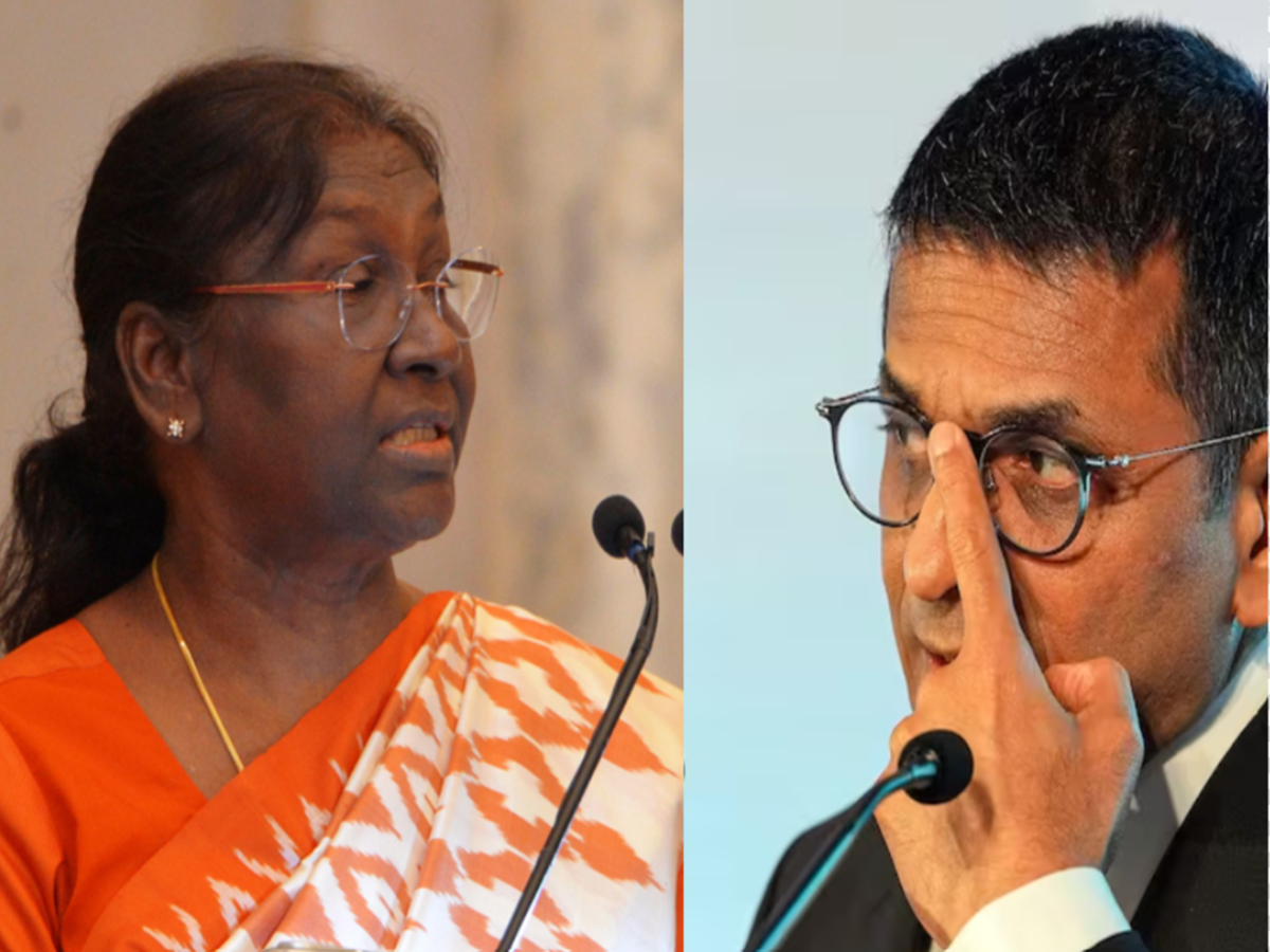 President Droupadi Murmu and CJI DY Chandrachud President Droupadi Murmu and CJI DY Chandrachud