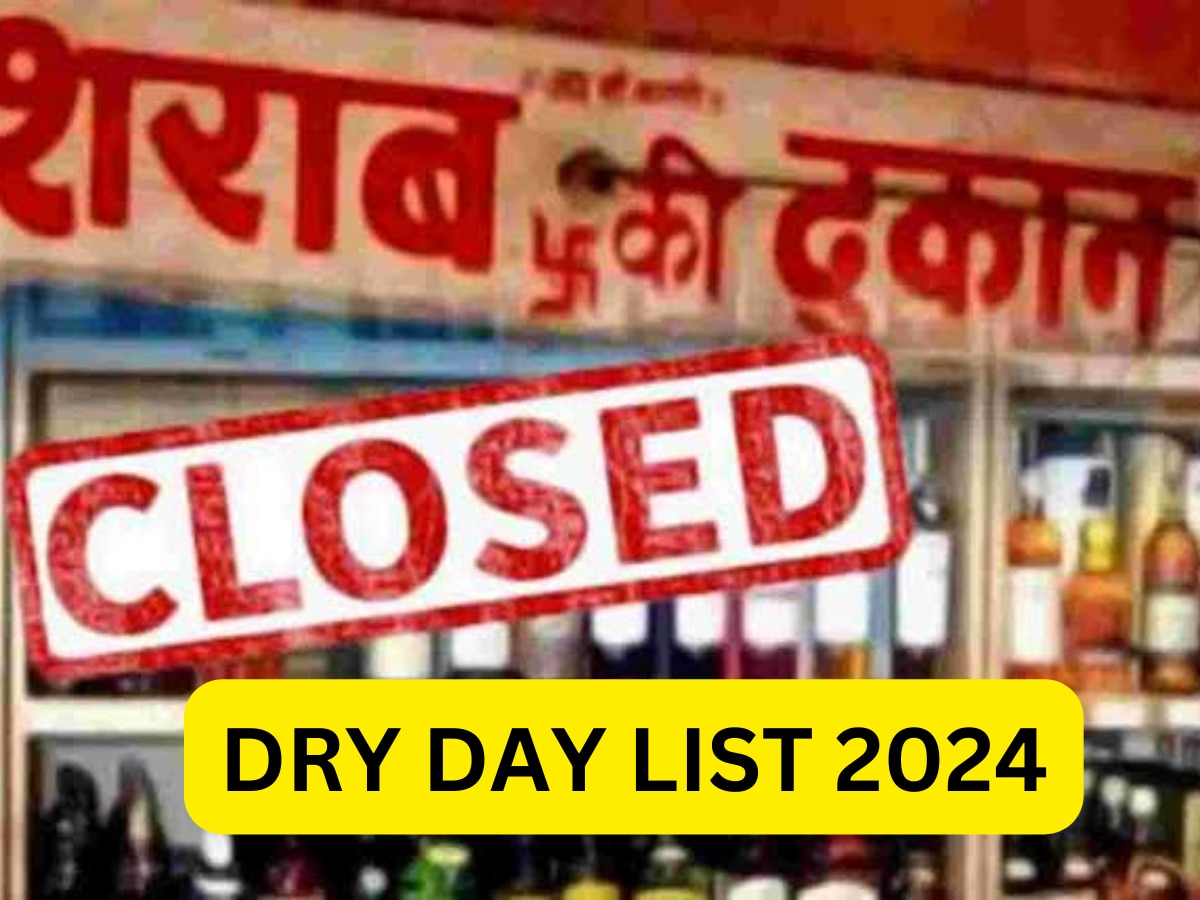 Dry Days List 2024 